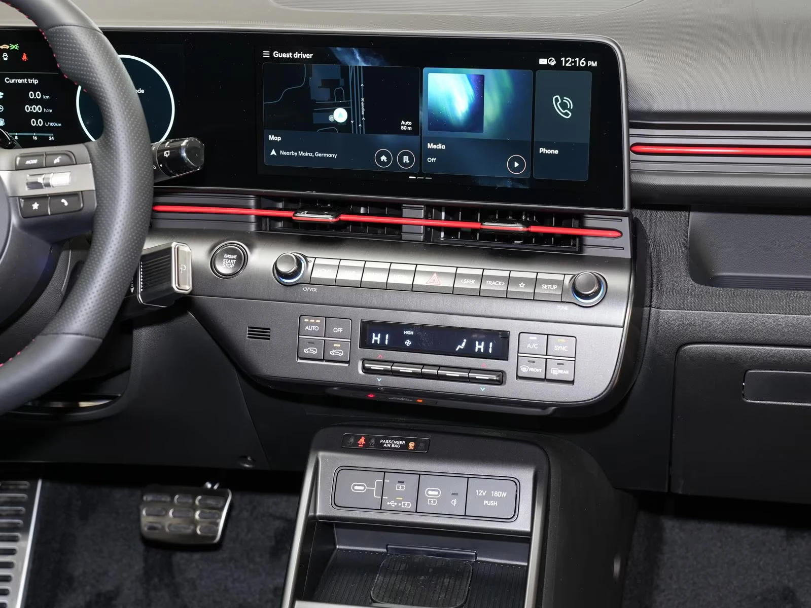 Hyundai Kona НОВ!1.6T-GDI/150HP/N-LINE/DCT/CAM/CPLAY/KLESS/892g, снимка 8 - Автомобили и джипове - 53765701