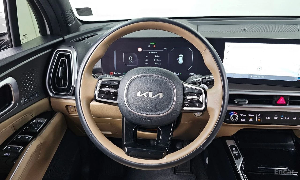 Kia Sorento 1.6* HYBRID* NOBLESSE* ПОДГРЕВ* ОБДУХВАНЕ* LANE* A, снимка 8 - Автомобили и джипове - 55314382