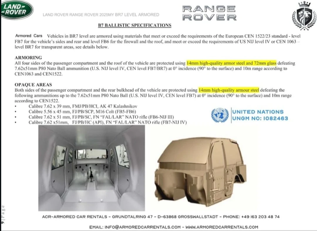 Land Rover Range rover ARMORED* ���* 4780��* VR7* �������*  | Mobile.bg � ����������� 17