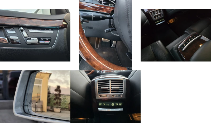 Mercedes-Benz S 500 * Long* AMG * Масаж* Обдухване* Подгрев* , снимка 15 - Автомобили и джипове - 53029022