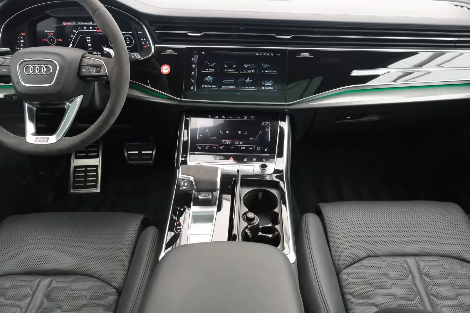 Audi RSQ8 * PANO* B&O* HEAD-UP* 360CAM* DISTR* KEYLESS* MEMO, снимка 10 - Автомобили и джипове - 54519871