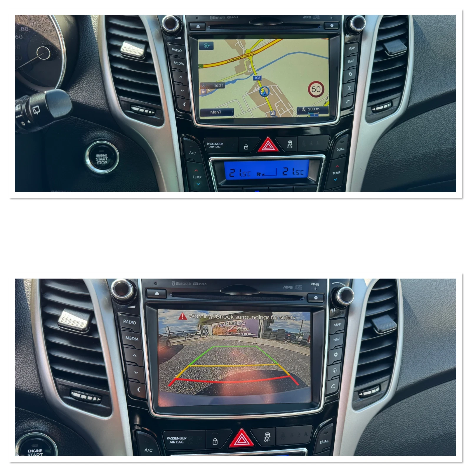 Hyundai I30 1.6CRDI   AВТОМАТИК   КОЖА   КСЕНОН  , снимка 13 - Автомобили и джипове - 54478597