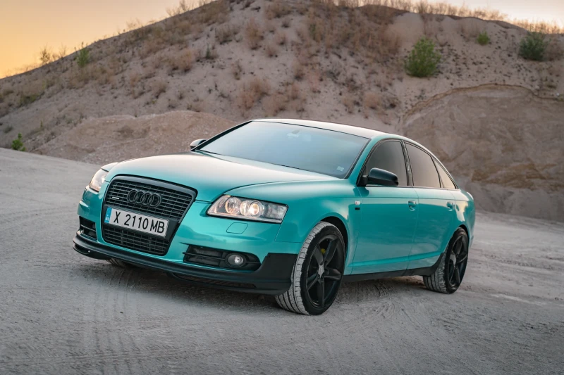 Audi A6 V6T Turquoise , снимка 1 - Автомобили и джипове - 47383296