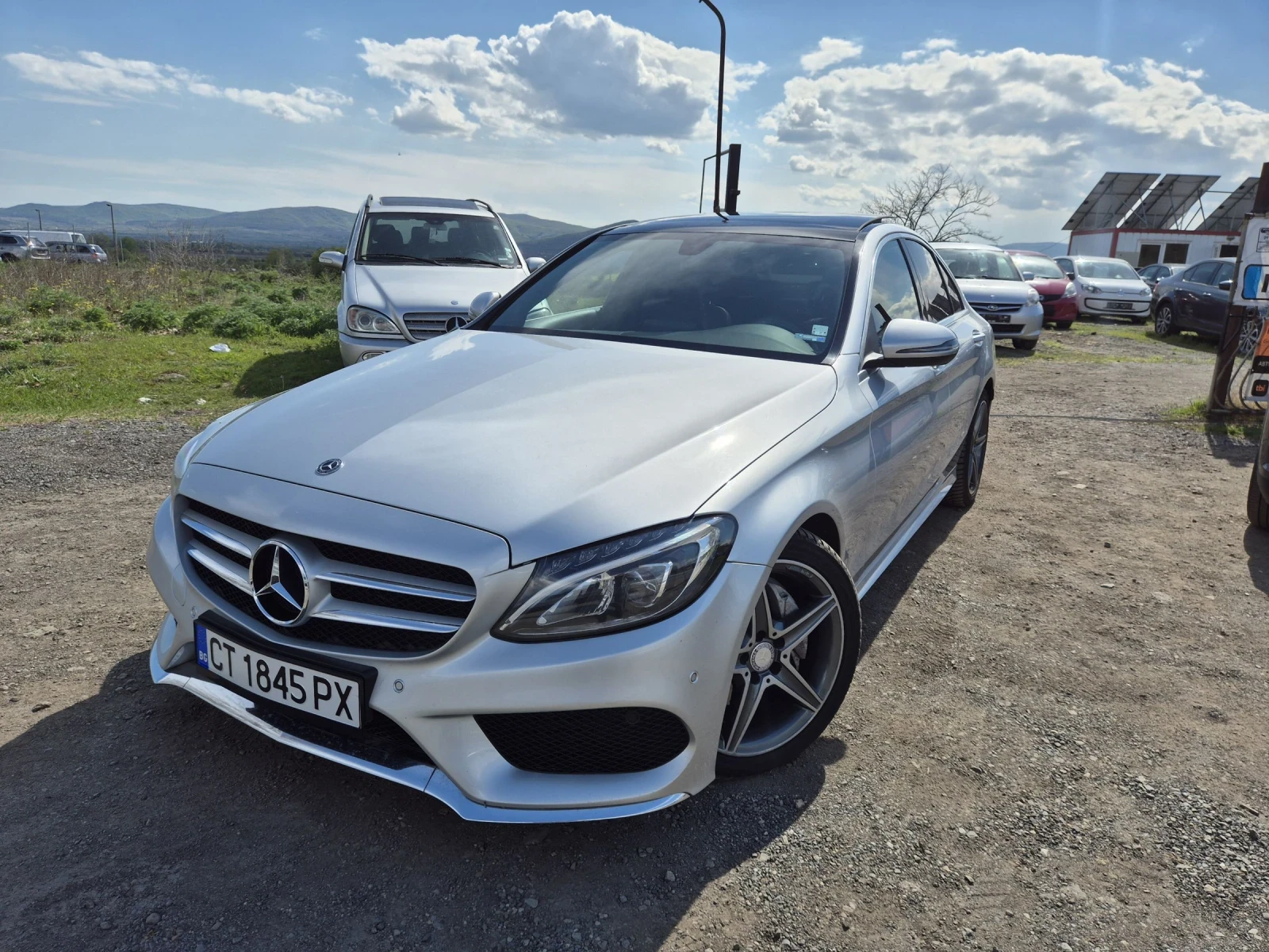Mercedes-Benz C 220 9G///AMG Line///Panorama , снимка 1