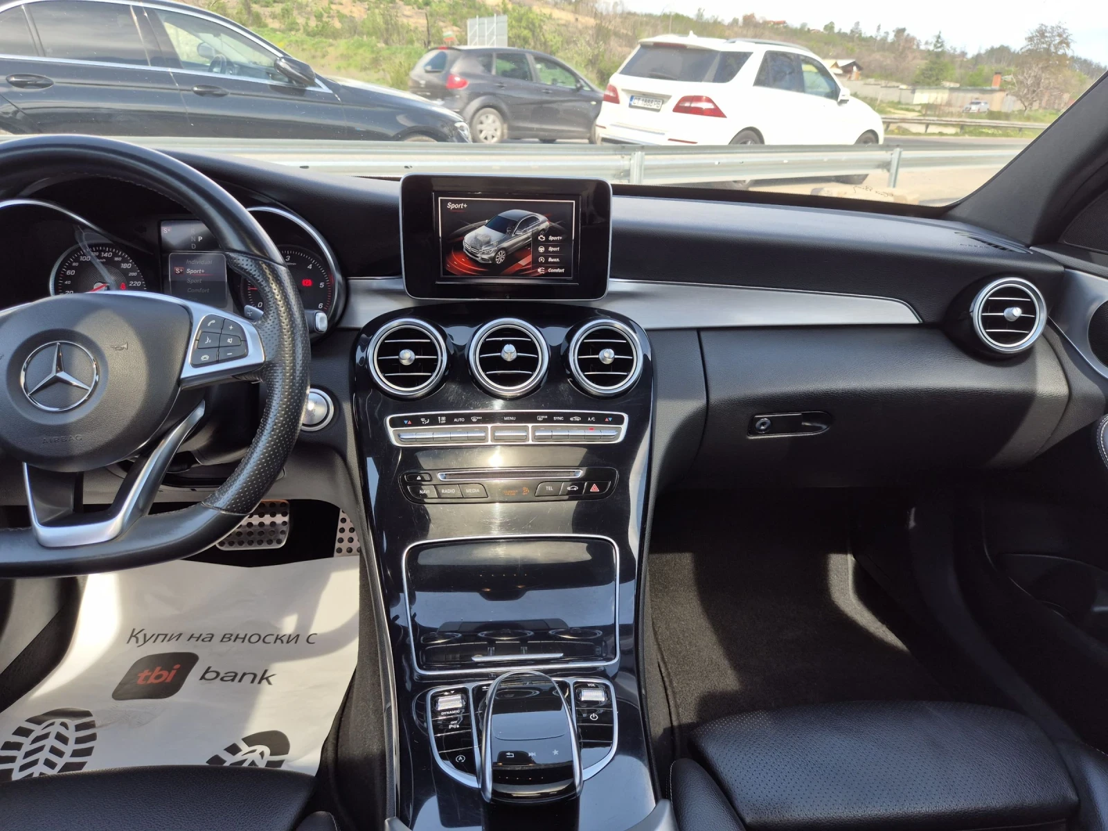 Mercedes-Benz C 220 9G///AMG Line///Panorama  | Mobile.bg — изображение 15