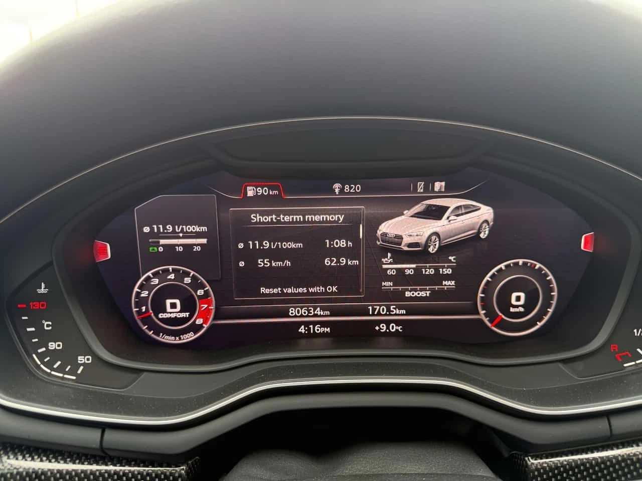 Audi S5 Technik/ПАНОРАМА/360 КАМЕРИ/ДВА КЛЮЧА, снимка 12 - Автомобили и джипове - 54393787