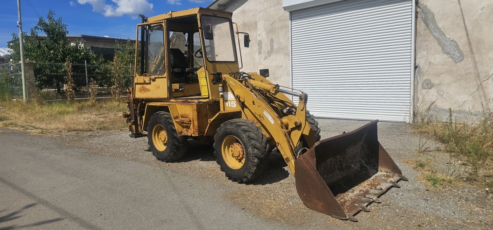 Багер FIAT Hitachi Benfra 115 4х4 кофа бетон и мото влици