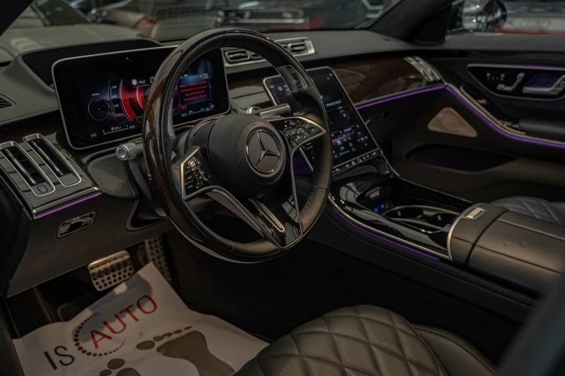 Mercedes-Benz S 580  4M/AMG/LONG/RSE/Burm/HuD/Пано/Drive Pilot, снимка 6 - Автомобили и джипове - 52627543