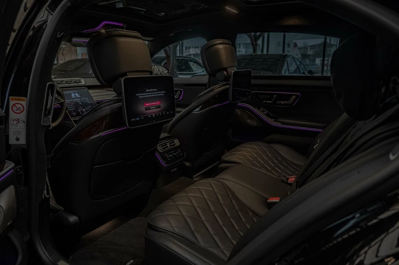 Mercedes-Benz S 580  4M/AMG/LONG/RSE/Burm/HuD/Пано/Drive Pilot, снимка 8 - Автомобили и джипове - 52627543