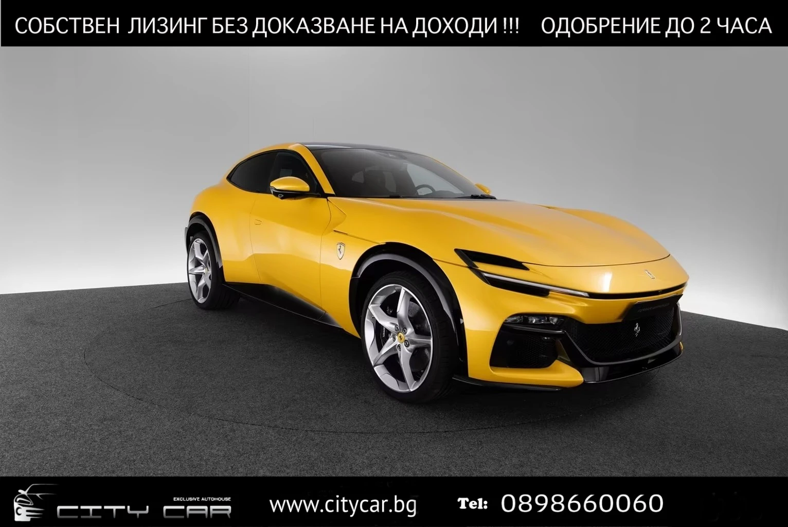 Ferrari Purosangue 6.5 V12 / CERAMIC / PANO / 360 / HUD / AIR / 