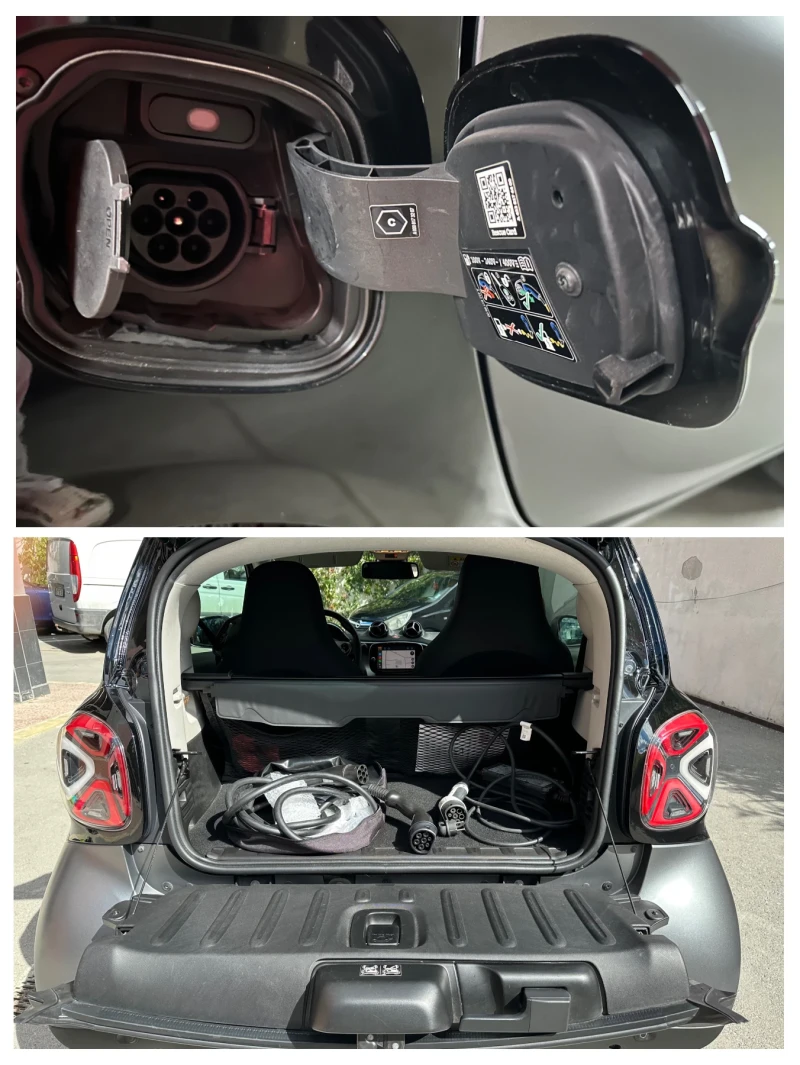 Smart Fortwo EQ, Exclusive, Camera, Apple carplay, Panorama, Ma, снимка 16 - Автомобили и джипове - 52543002