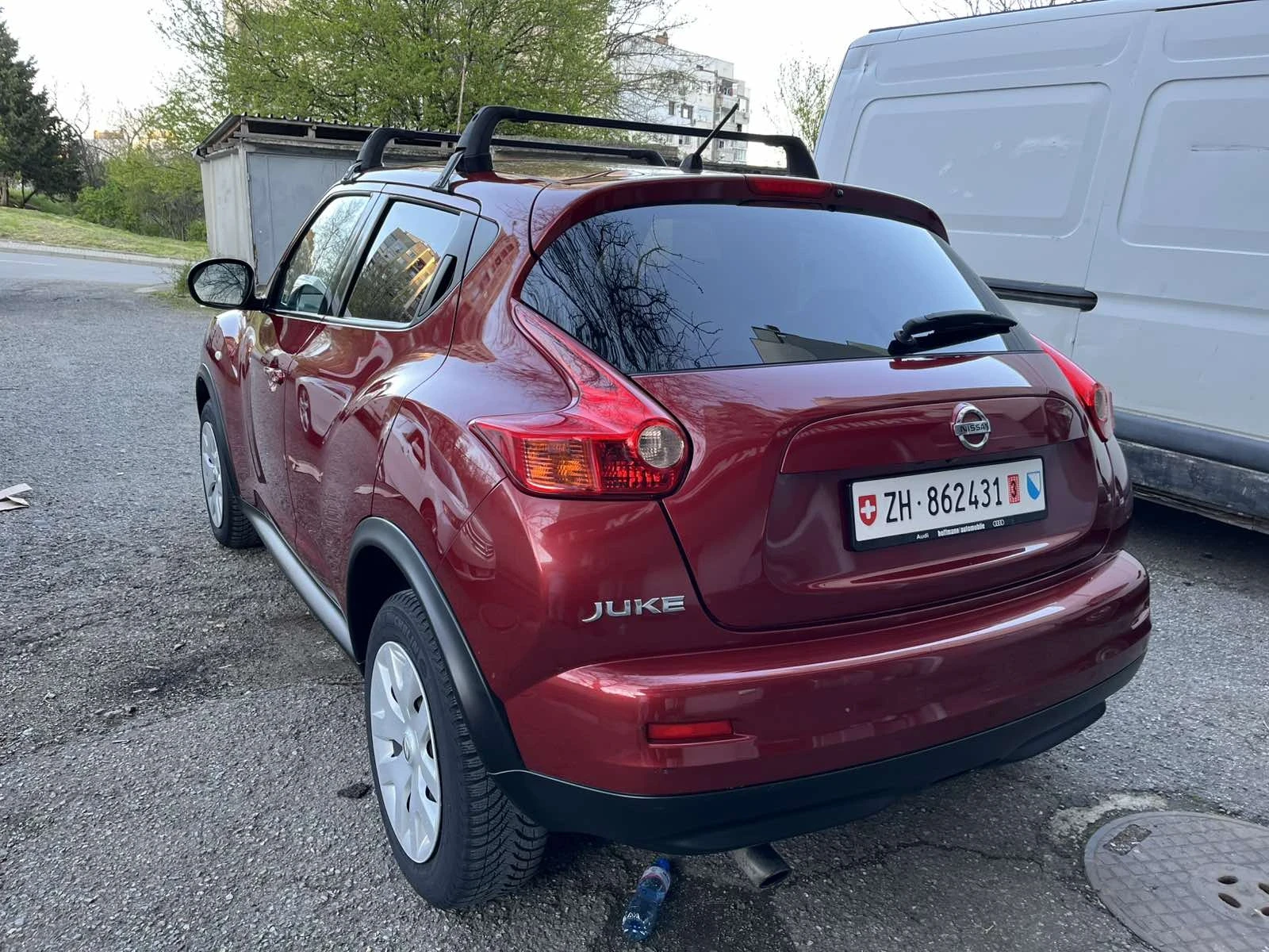 Nissan Juke Navi, Camera, keyless go, 127000, Швейцария, кожа - изображение 8