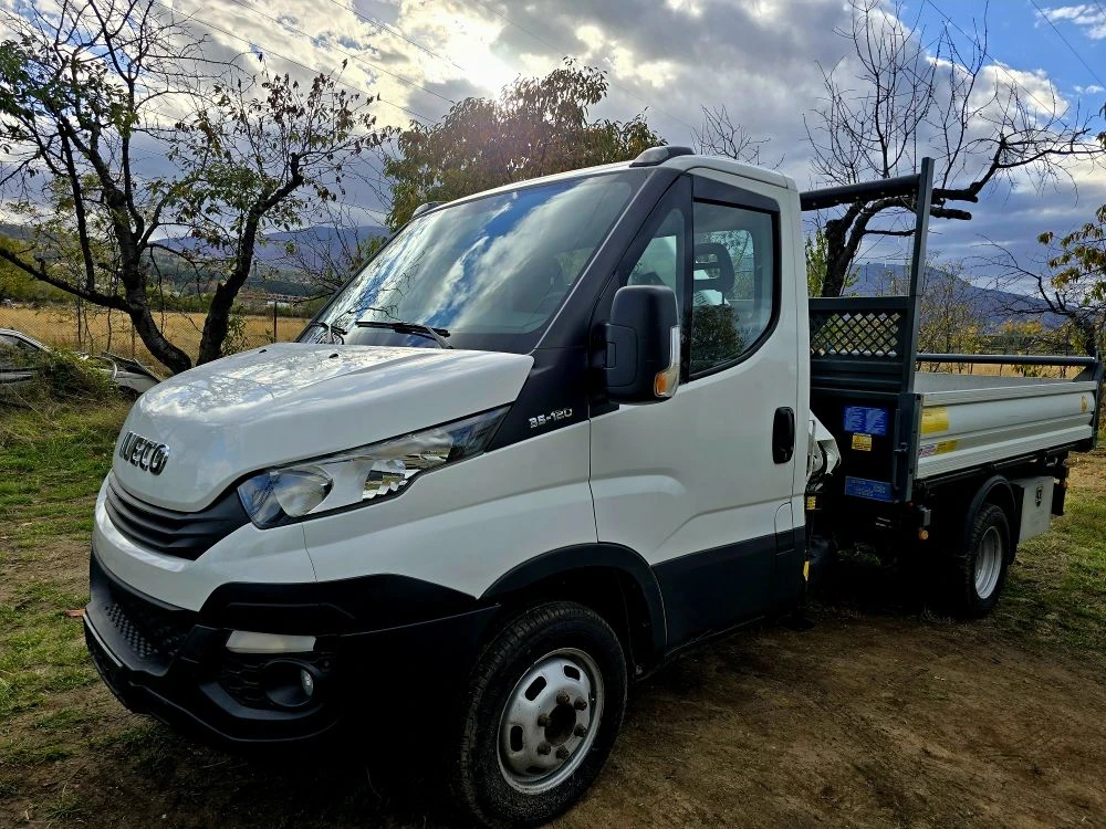 Iveco 3512 ТРИСТРАНЕН САМОСВАЛ с кран  - изображение 3