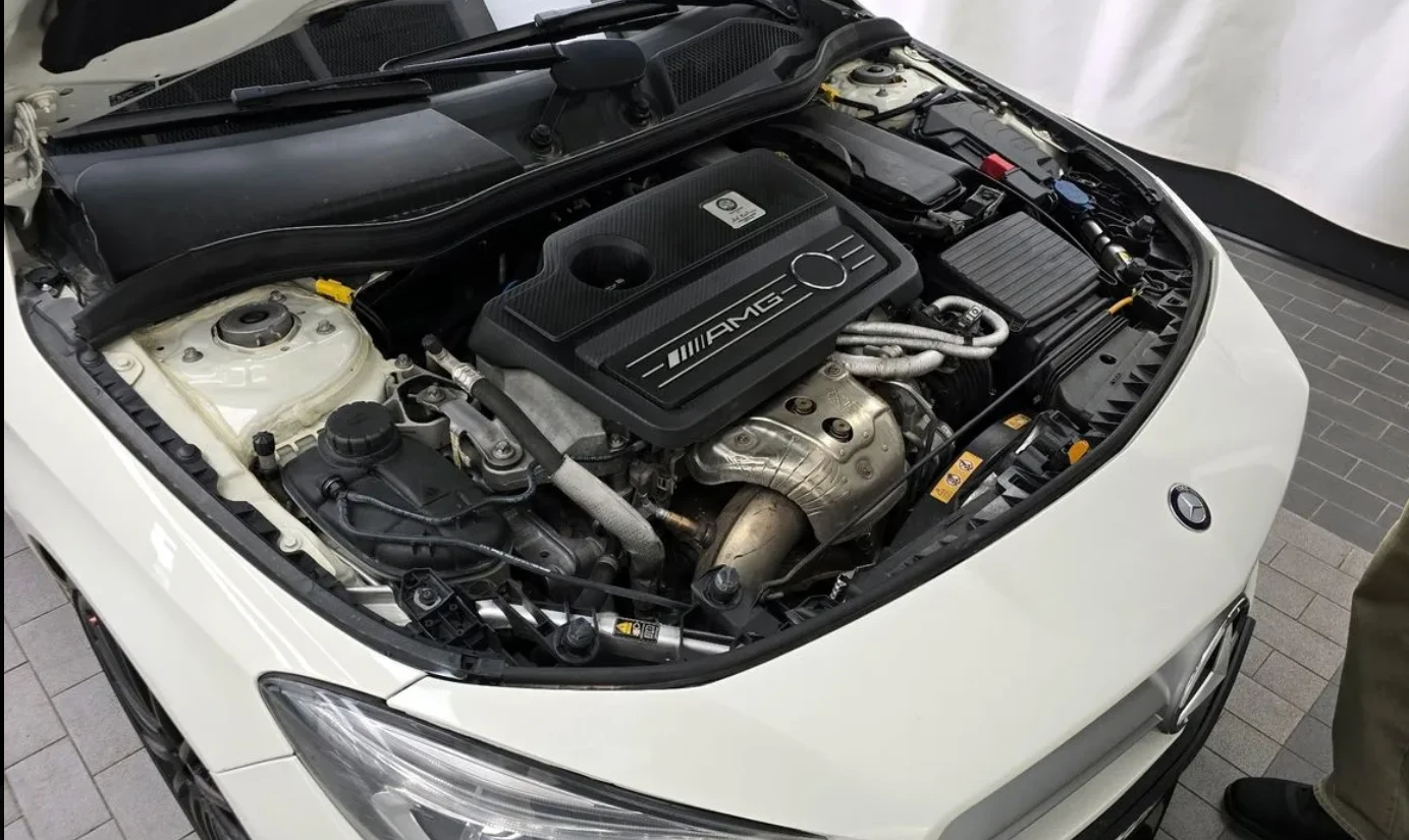 Mercedes-Benz CLA 45 AMG BURMESTER/ ПАНОРАМА / ПОДГРЕВ/, снимка 16 - Автомобили и джипове - 54683573