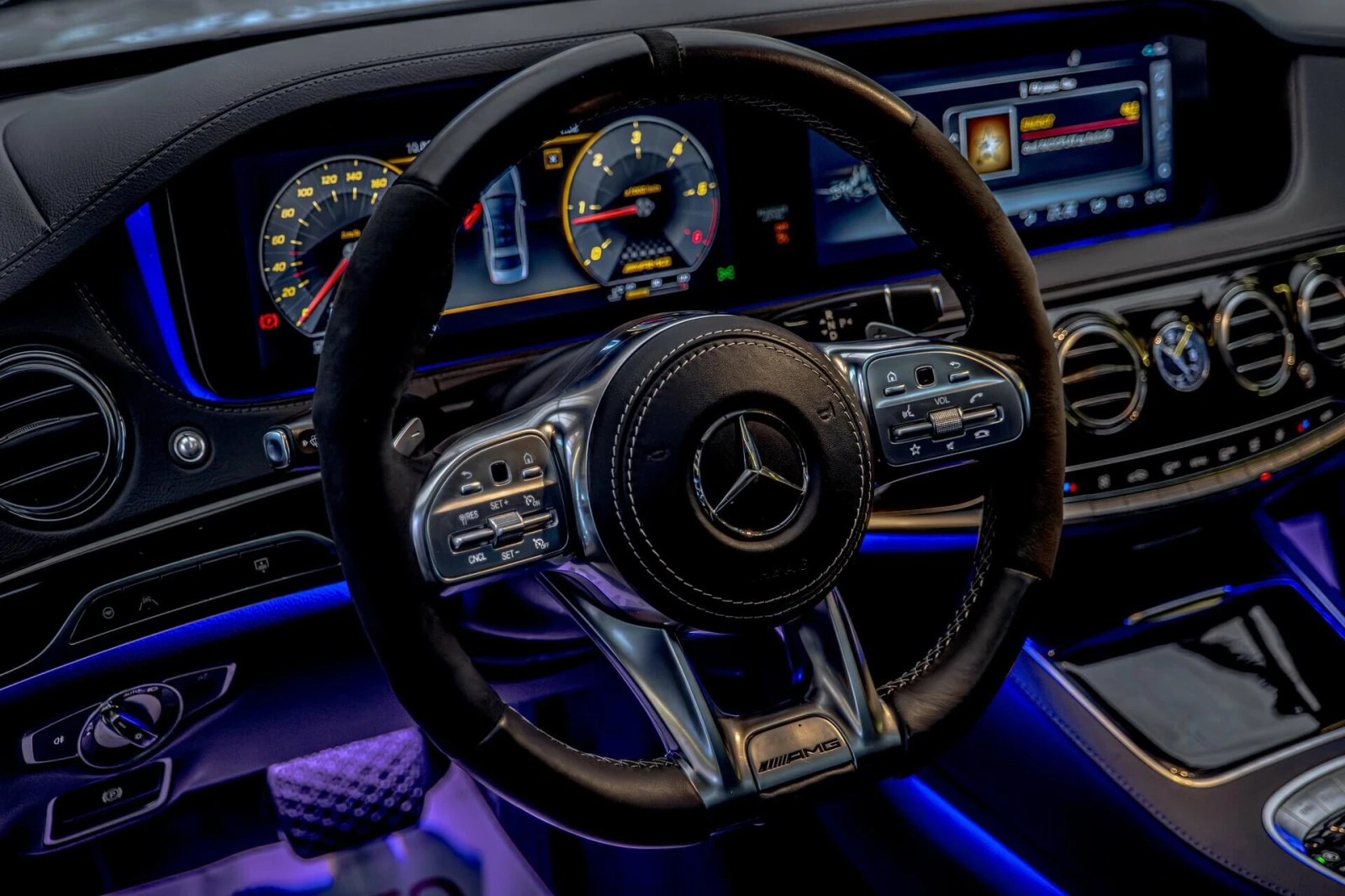 Mercedes-Benz S 400 AMG/4Matic/Ambient/Burmester/Long/Panorama/������  | Mobile.bg � ����������� 11