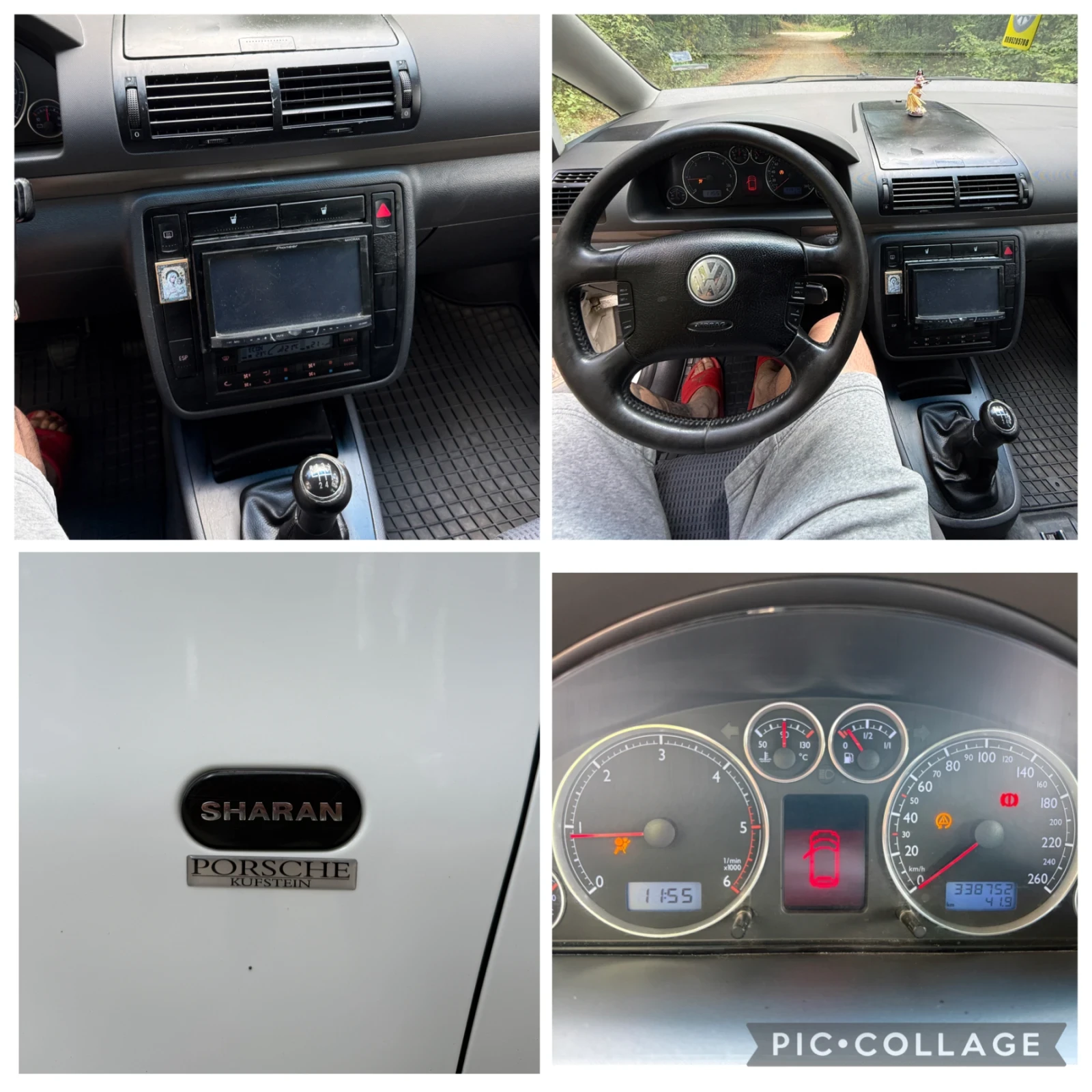 VW Sharan 1.9TDI, снимка 10 - Автомобили и джипове - 55212288