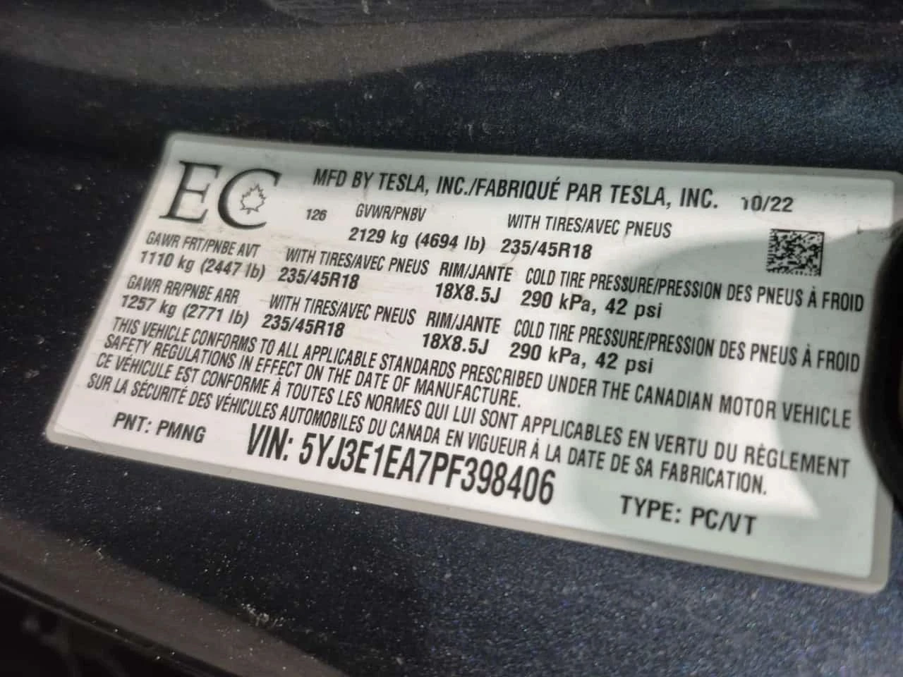 Tesla Model 3, снимка 15 - Автомобили и джипове - 56726547