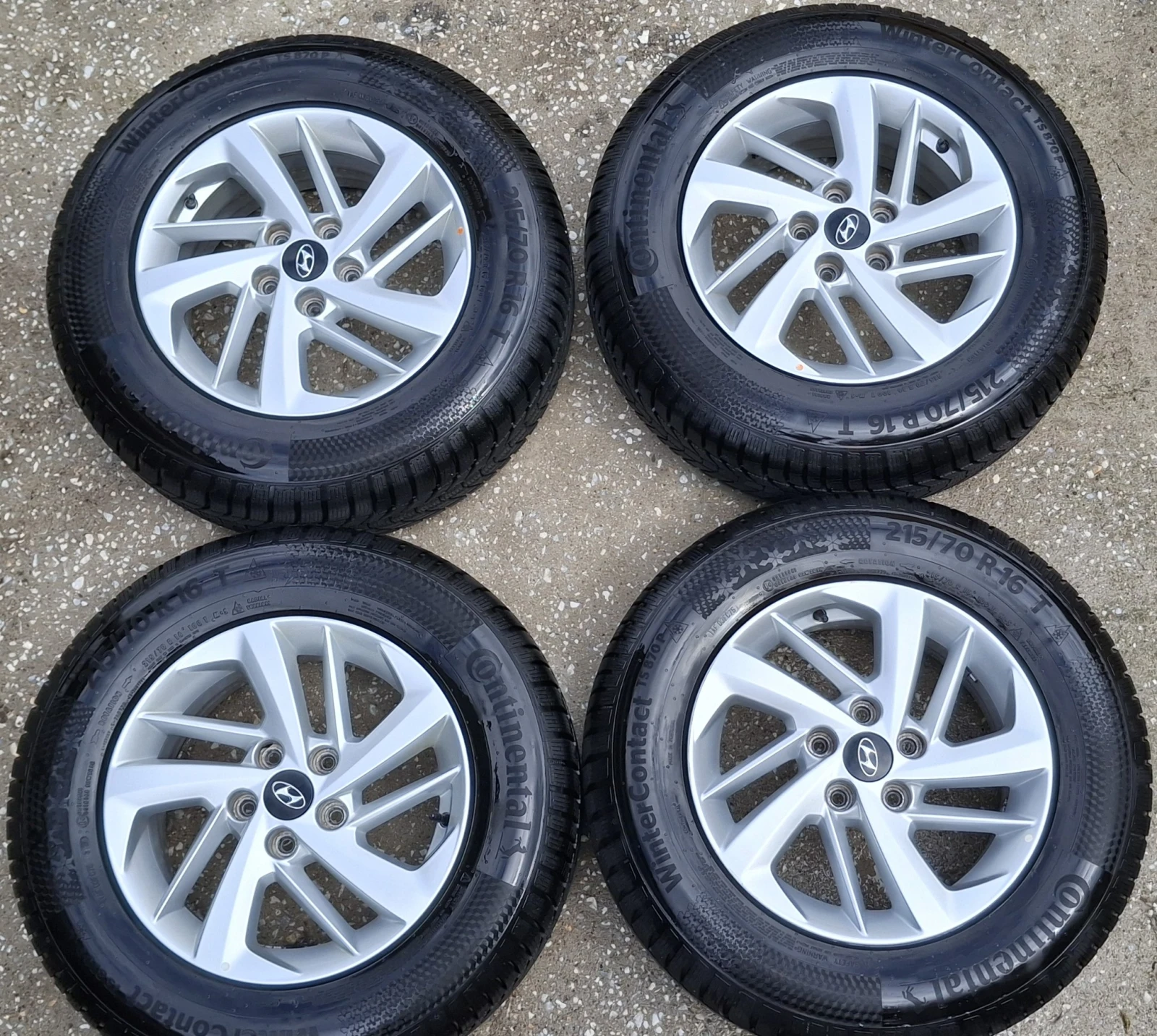 Гуми с джанти Continental 215/70R16, снимка 2 - Гуми и джанти - 56076051