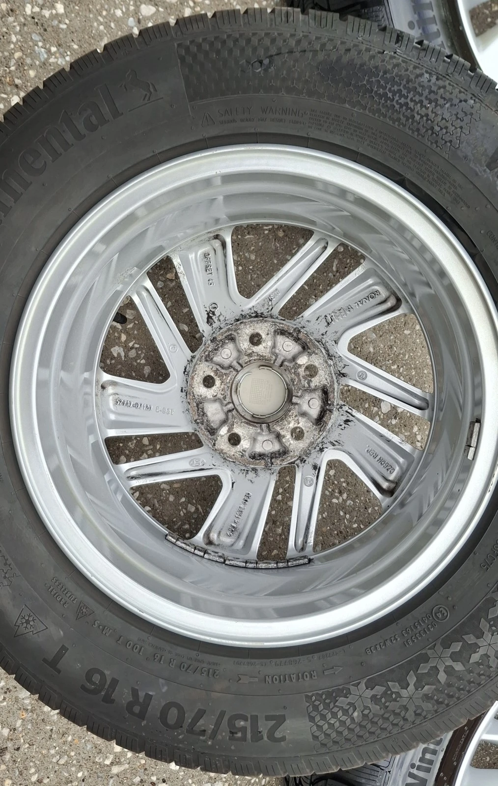 Гуми с джанти Continental 215/70R16, снимка 15 - Гуми и джанти - 56076051