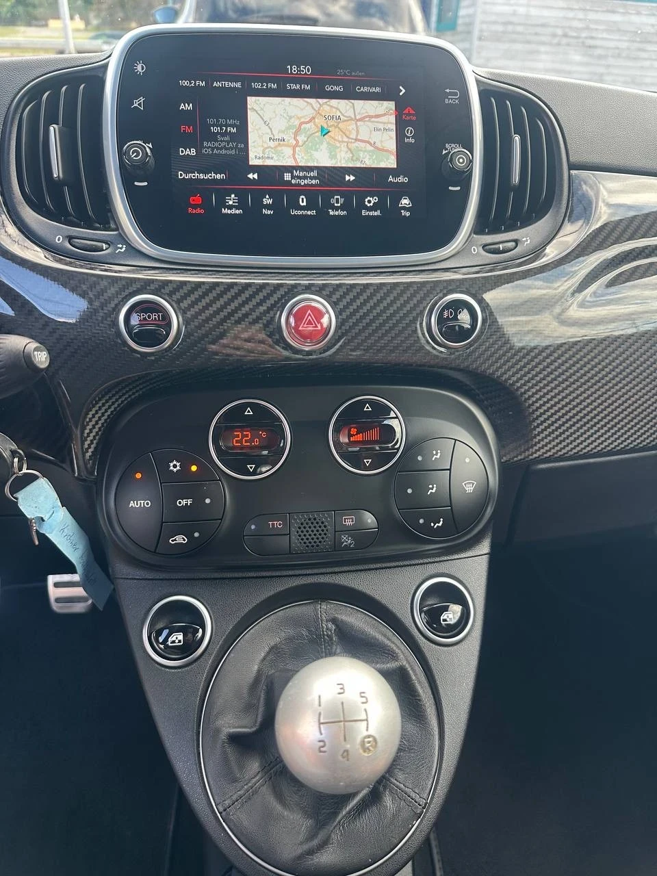Abarth 595 180к.с. SABELT CARBON Competizione Full Carbon , снимка 13 - Автомобили и джипове - 55444695