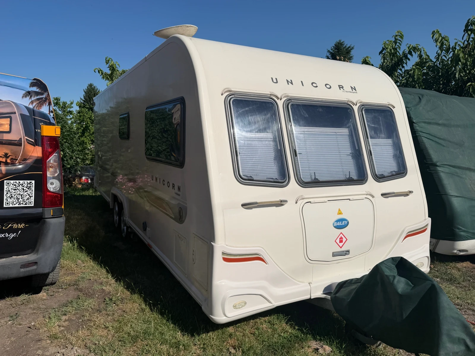 Каравана Tabbert BAILEY UNICORN-Alu-Tech-Bodyshell.ФОРСЕЛТ/MOVER/, снимка 2 - Каравани и кемпери - 55167909