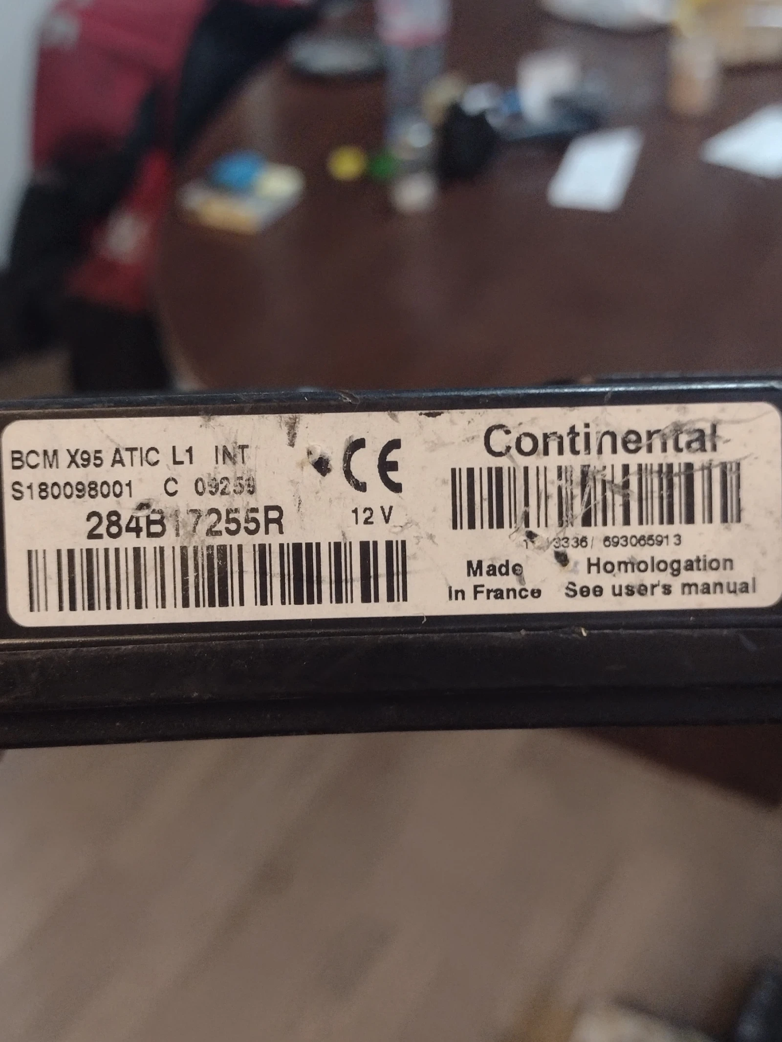 284B17255R  BSM X95     RENAULT MEGANE 3  Continental  S180098001 | Mobile.bg   1