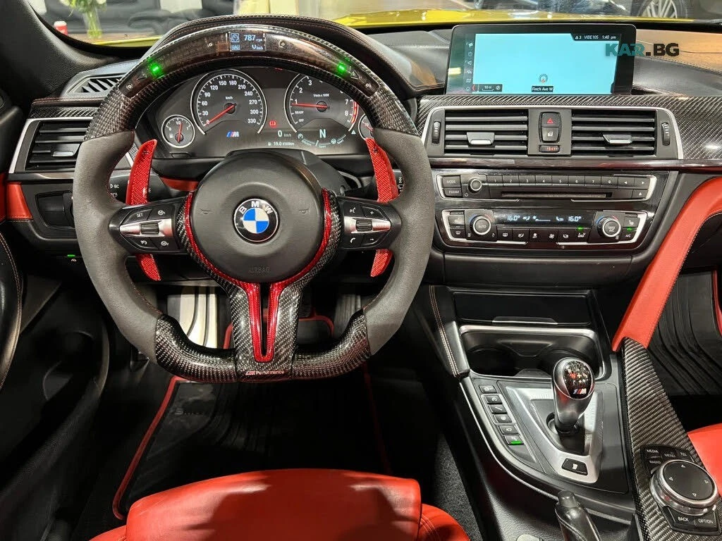 BMW M4 Convertible * RWD * АвтоКредит * (ЦЕНА ДО БГ), снимка 11 - Автомобили и джипове - 56302372