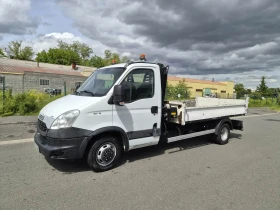 Iveco 35c13 Самосвал с кран , снимка 1