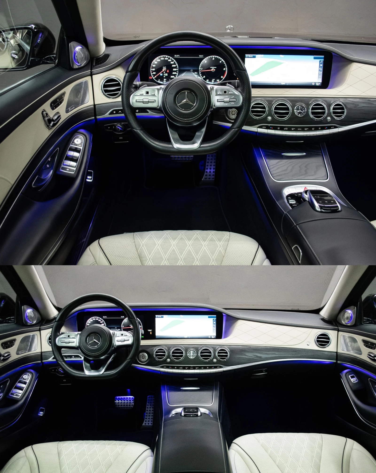 Mercedes-Benz S 400 d/Long/AMG/4Matic/Designo/����� �������� ������� | Mobile.bg � ����������� 5