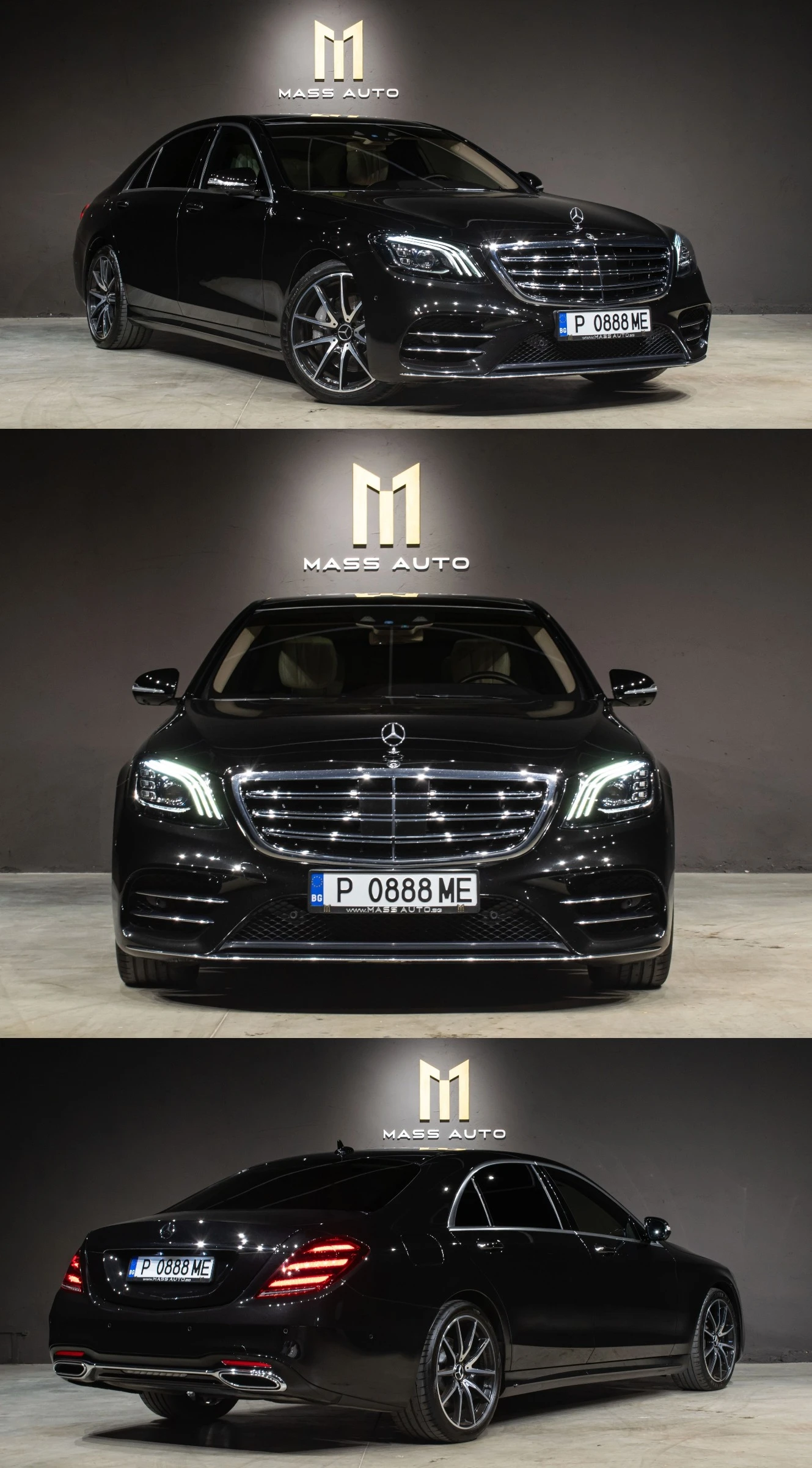 Mercedes-Benz S 400 d/Long/AMG/4Matic/Designo/����� �������� ������� | Mobile.bg � ����������� 2