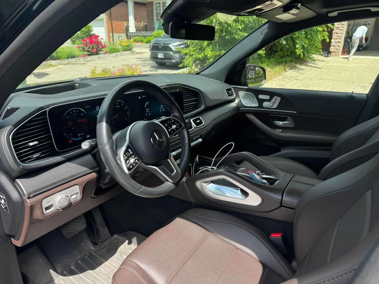 Mercedes-Benz GLE 450 * BURMESTER * 360 * ДИСТРОНИК * HUD, снимка 5 - Автомобили и джипове - 54940429