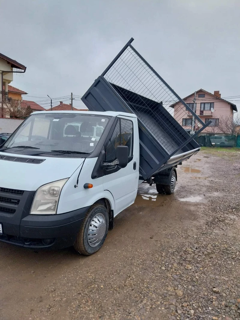 Ford Transit 2.4 специален, тристранен  самосвал, снимка 1 - Бусове и автобуси - 48567791