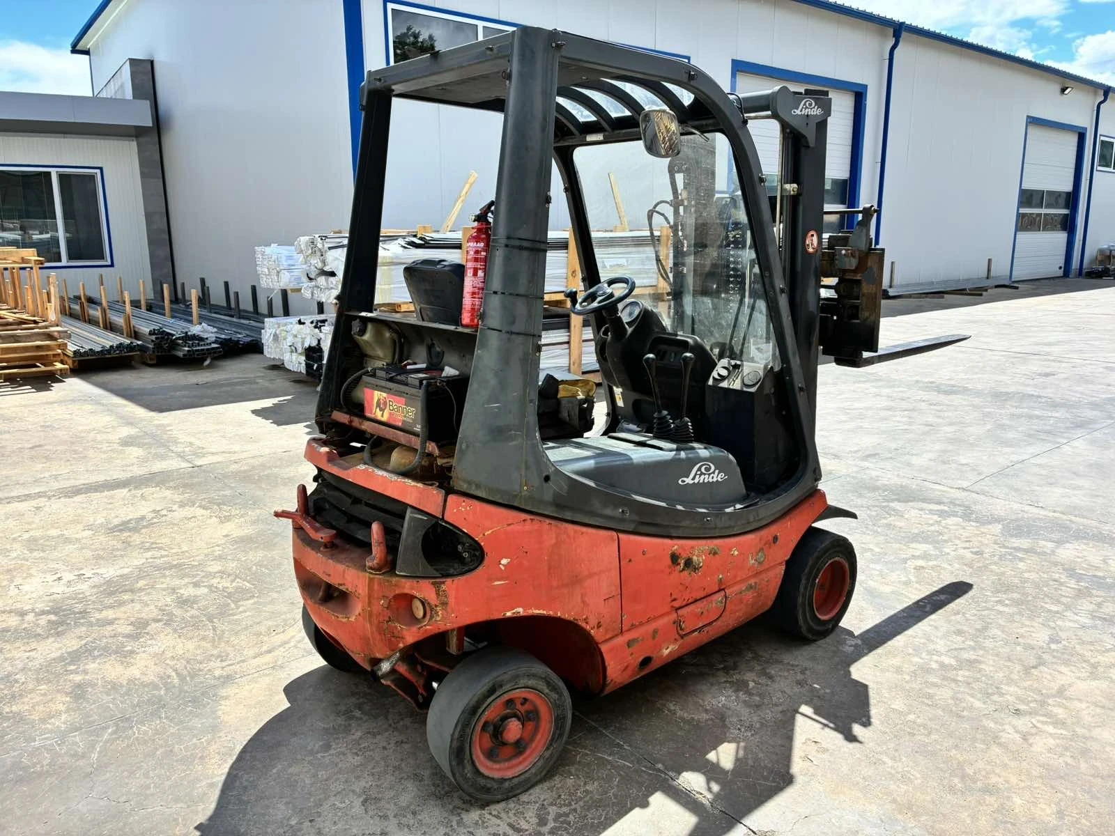 Мотокар Linde, снимка 3 - Индустриална техника - 55002190