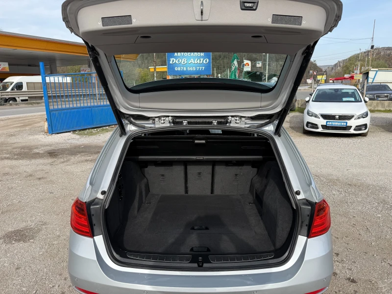 BMW 320 2.0D-АВТОМАТИК-8ск.парктроници-ел багажник-навиг, снимка 11 - Автомобили и джипове - 52447472