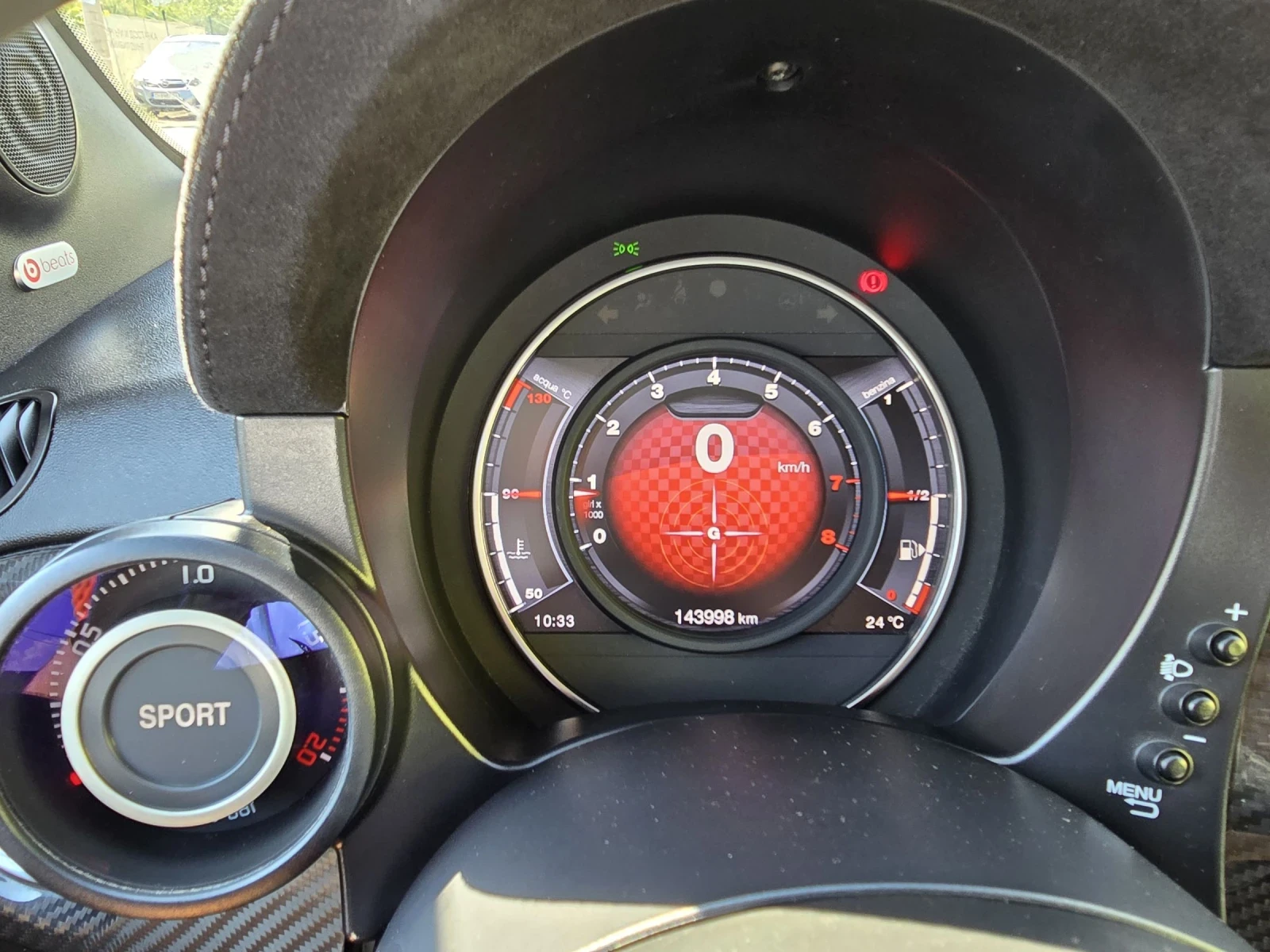 Abarth 595 FACE/COMPETIZIONE/CARBON/BREMBO/PANORAMA, снимка 14 - Автомобили и джипове - 54830574