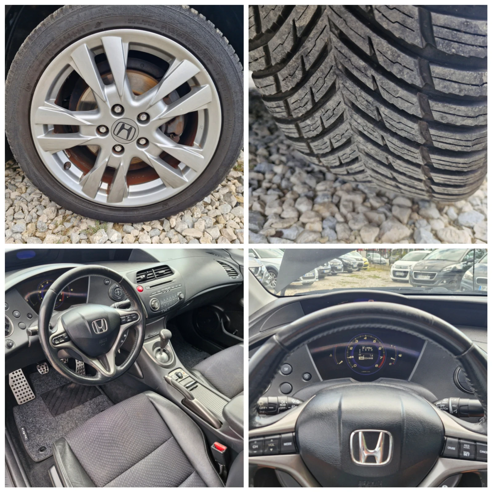 Honda Civic 1, 8* 140* АC* PDC* КОЖА* TUV* LPG, снимка 16 - Автомобили и джипове - 55699343