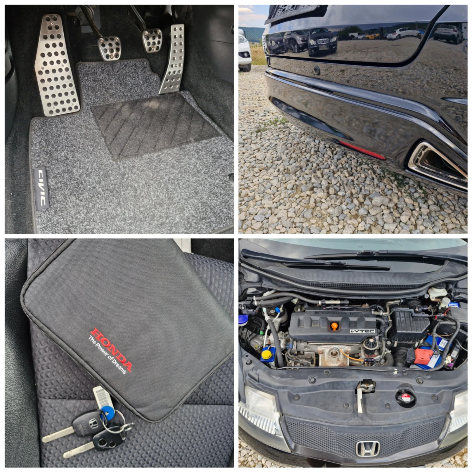 Honda Civic 1, 8* 140* АC* PDC* КОЖА* TUV* LPG, снимка 17 - Автомобили и джипове - 55699343