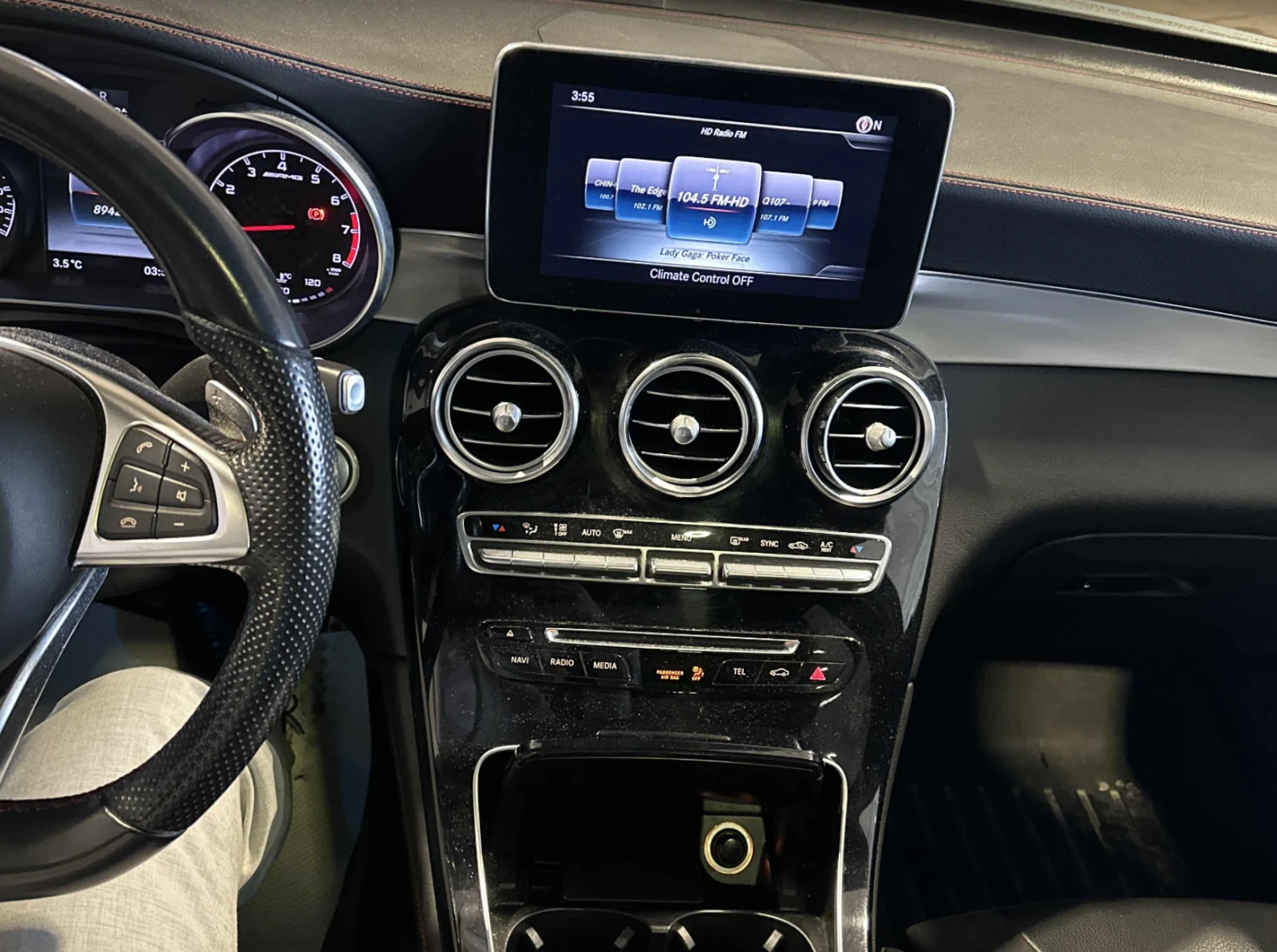 Mercedes-Benz GLC 43 AMG 4MATIC/BURM./NAVI/LEATHER/PANO/ВИДЕО, снимка 9 - Автомобили и джипове - 53932884