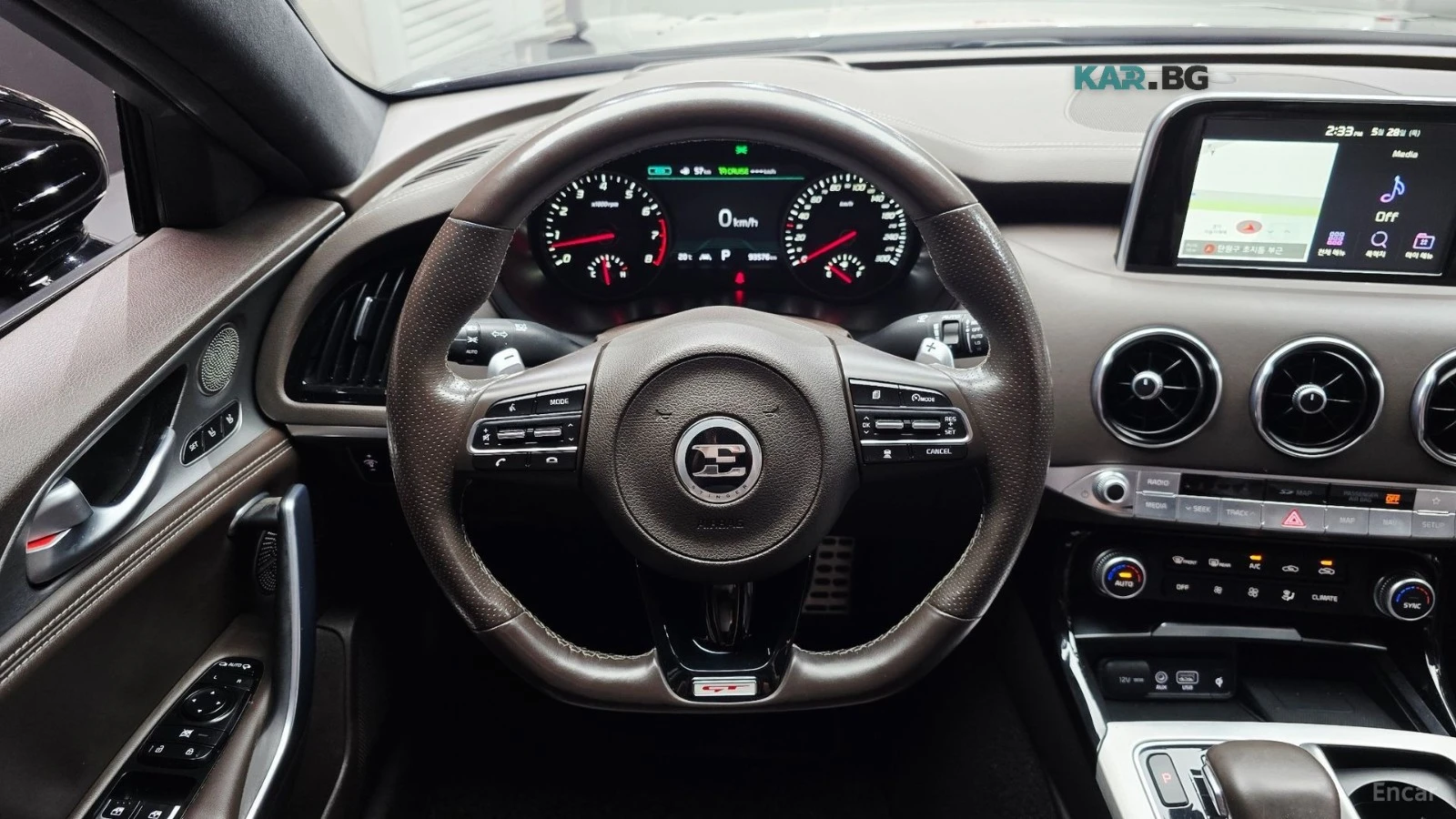 Kia Stinger 3.3 GT TURBO* ОБДУХ* AWD* 360* HUD* , снимка 13 - Автомобили и джипове - 55948631