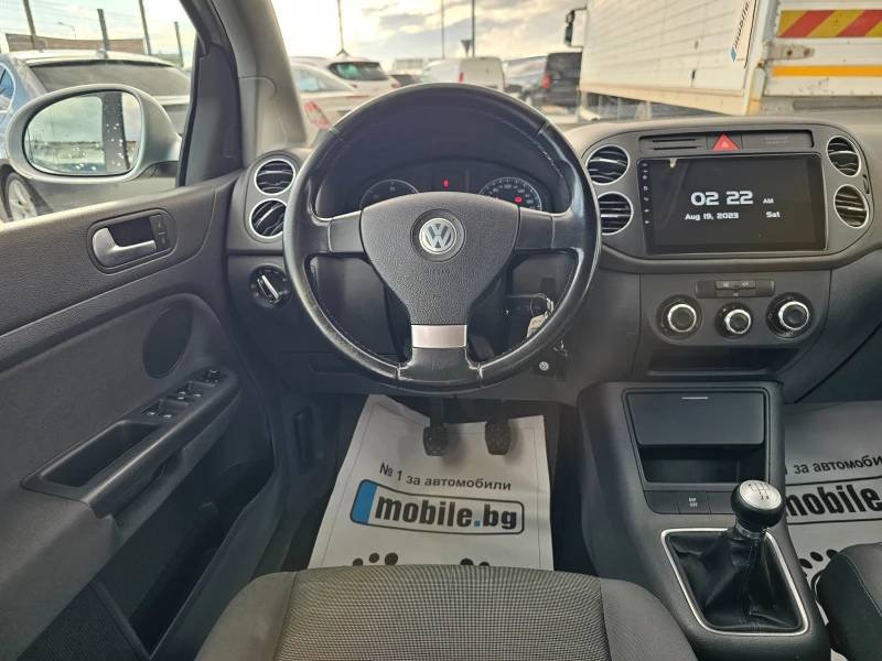 VW Golf Plus 1.9TDI/105K.C./KATO HOB/HABИ-ANDROID/ИТАЛИЯ/ЛИЗИНГ, снимка 8 - Автомобили и джипове - 52191580