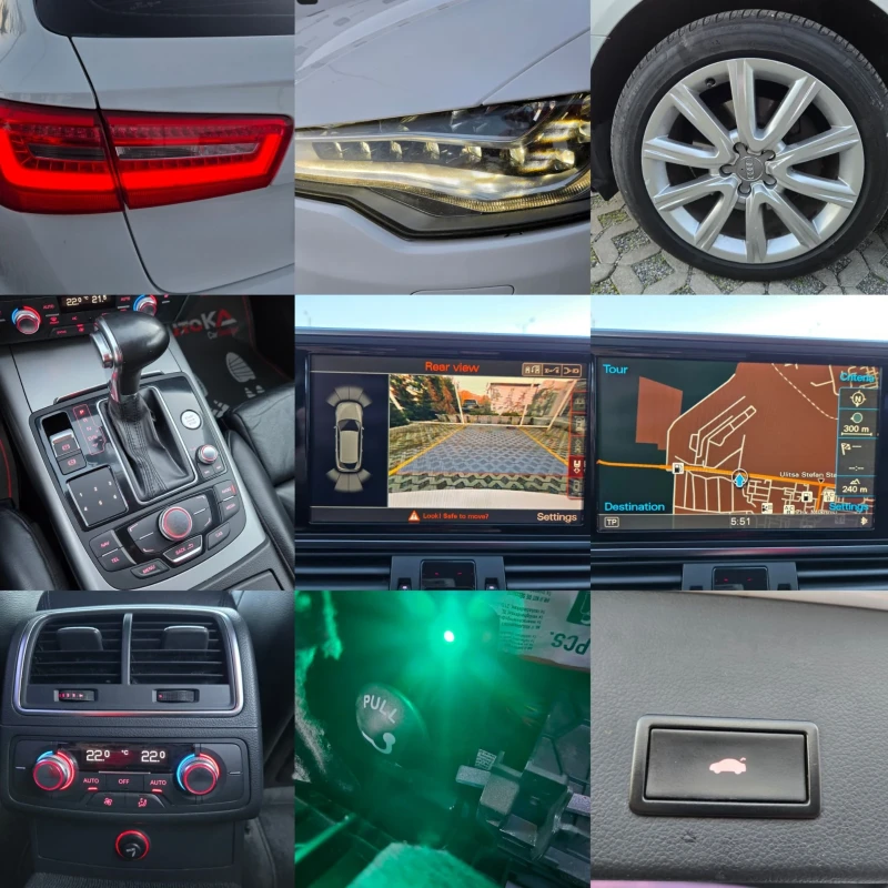 Audi A6 2.0TDI-177кс= АВТОМАТ= FULL LED= 180CAM= ЕЛ.БАГАЖН, снимка 17 - Автомобили и джипове - 52528660