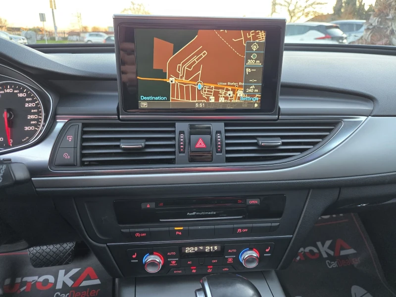 Audi A6 2.0TDI-177кс= АВТОМАТ= FULL LED= 180CAM= ЕЛ.БАГАЖН, снимка 16 - Автомобили и джипове - 52528660