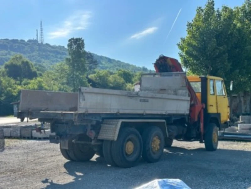 Steyr 1491 Самосвал с кран , снимка 4 - Камиони - 52568376