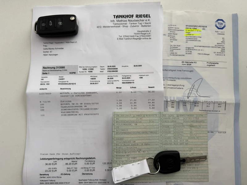 VW Caddy 1.4TGI EcoFuel* СЕРВИЗНА КНИЖКА С ПЪЛНА ИСТОРИЯ , снимка 15 - Автомобили и джипове - 51943503