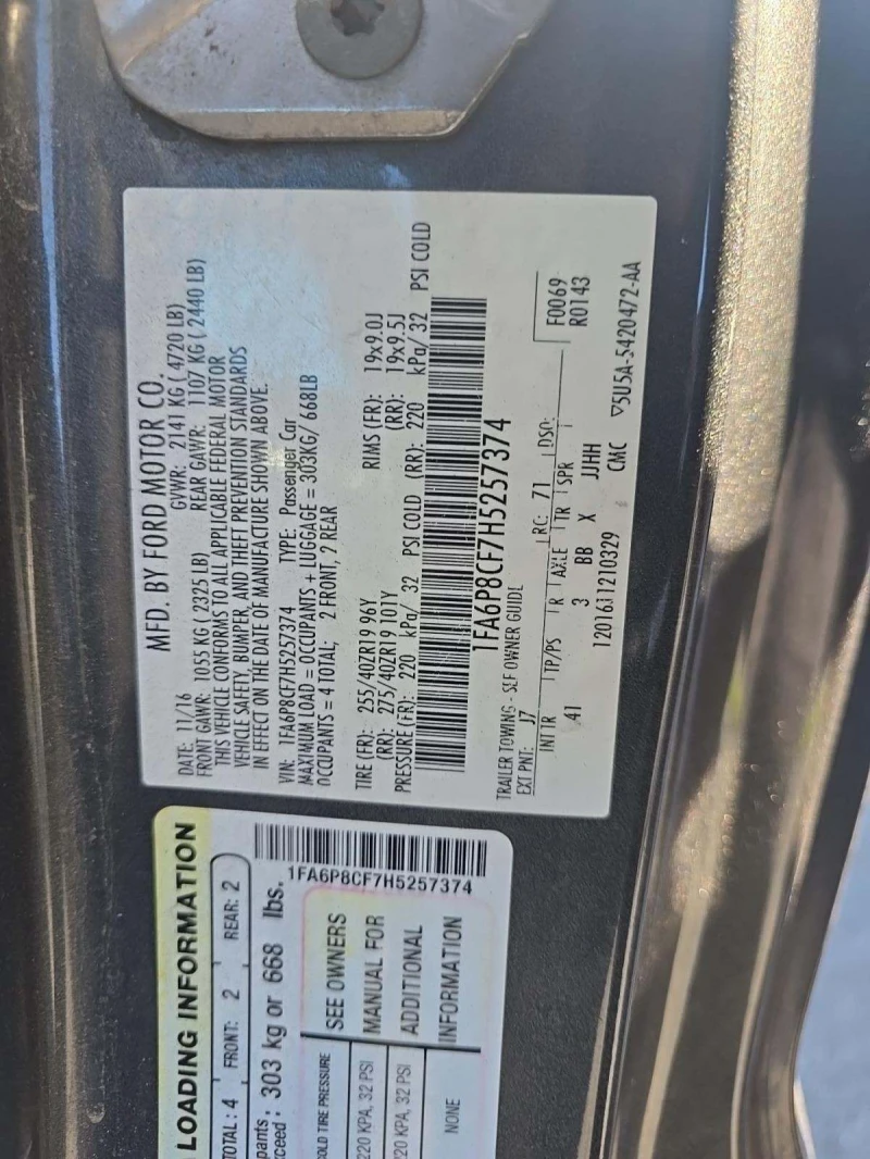 Ford Mustang, снимка 5 - Автомобили и джипове - 52814769