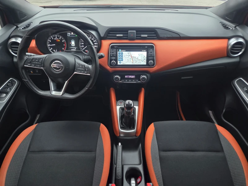 Nissan Micra 0.9Turbo(90hp)Distronic/BOSE/Navi/Камерa360/Keyles, снимка 11 - Автомобили и джипове - 53385725