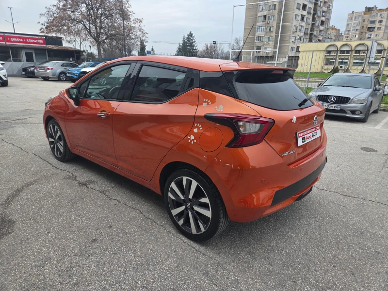 Nissan Micra 0.9Turbo(90hp)Distronic/BOSE/Navi/Камерa360/Keyles, снимка 3 - Автомобили и джипове - 53385725