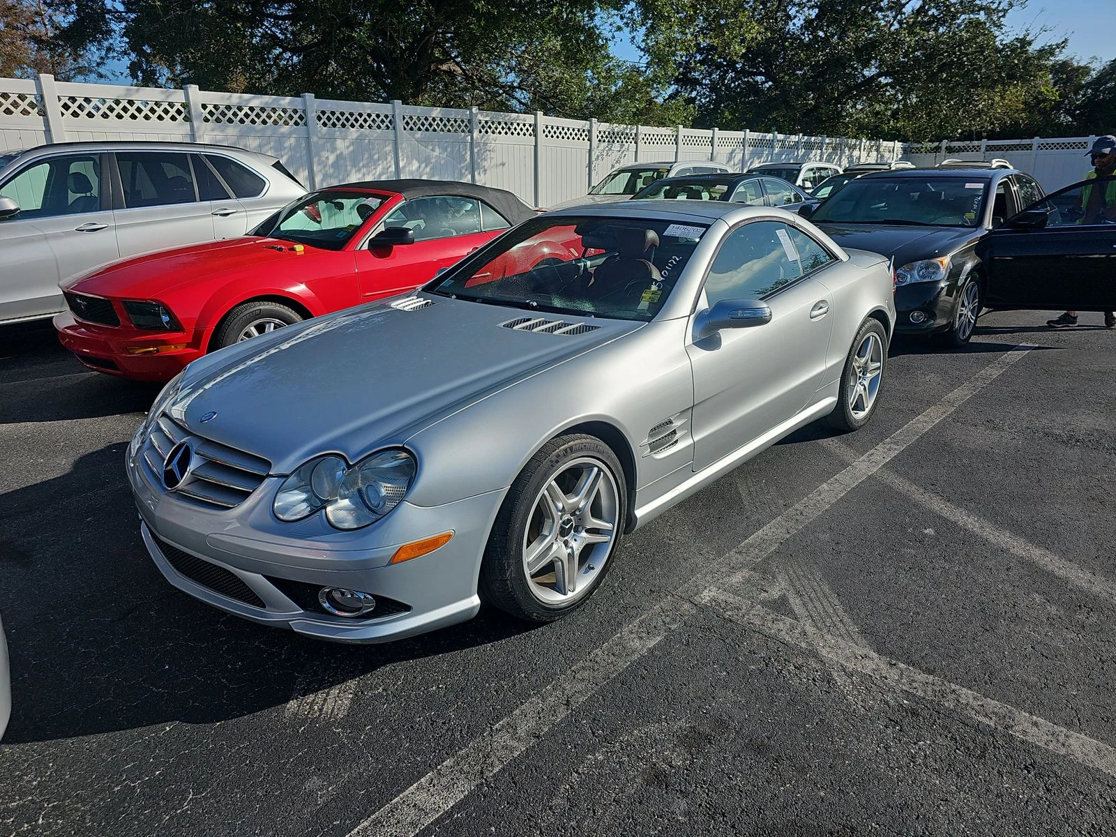 Mercedes-Benz SL 500 АМГ* Bi-xenon* Bose* обдухване* памет*  - [1] 