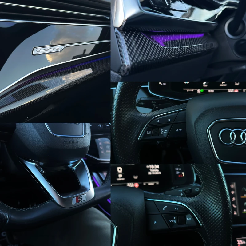 Audi SQ7 * 4.0TDI* Laser* Масаж* Distronic* ActiveSound* , снимка 14 - Автомобили и джипове - 52215052