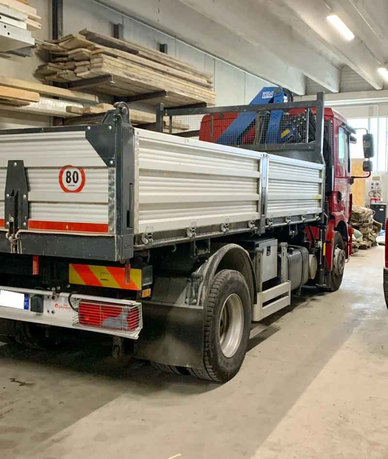 Man 15 САМОСВАЛ С АВТОКРАН МАН  AG  15 N, снимка 3 - Камиони - 52575844